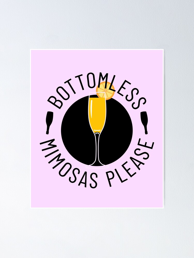 Mimosa Bar Sign digital Download Brunch Sign Mimosa Bar Bottomless