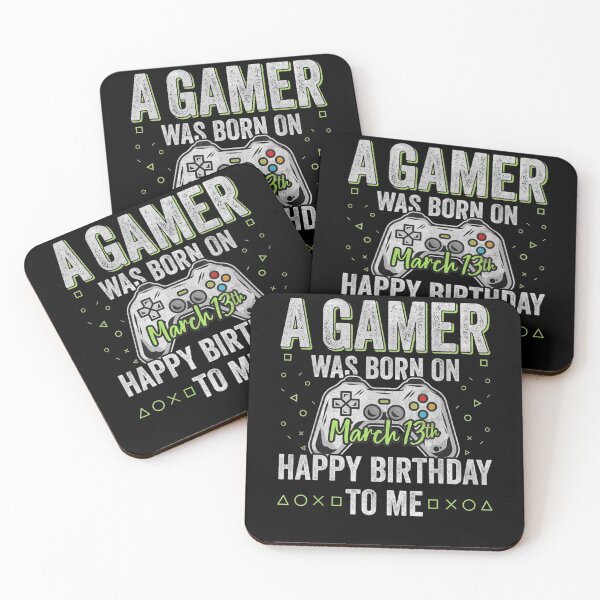Item preview, A Gamer Was Born On March 13th Happy Birthday To Me 13  designed and sold by servantdep.
