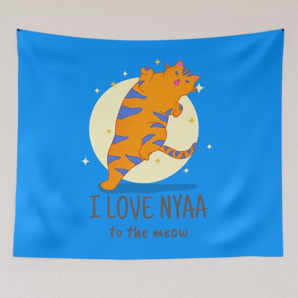 Item preview, I Love Nyaa designed and sold by Lime Milk.
