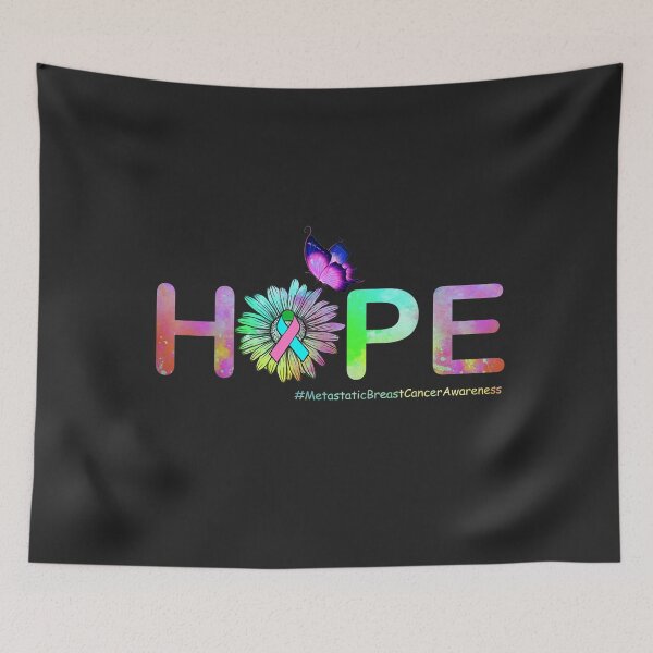 Item preview, Hope Flower Butterfly Metastatic Breast Cancer Awareness designed and sold by LacyOrn.