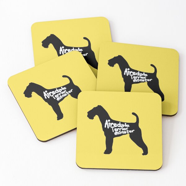 Item preview, Airedale Terrier monster doggie.  designed and sold by illlustreation.