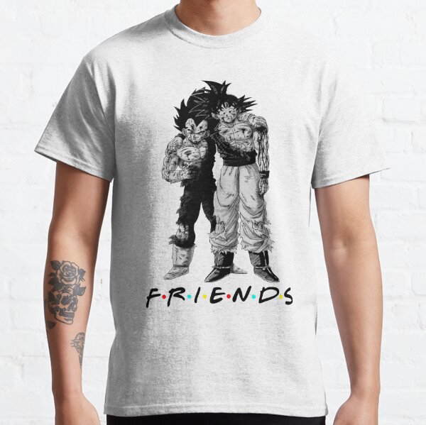 Friends Vegeta And Goku Dragon Ball Classic T-Shirt