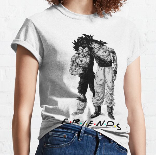 Amigos Vegeta Y Goku Dragon Ball Camiseta clásica