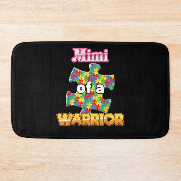 Item preview, Mimi Of A Warrior Autism Awareness Rainbow Puzzle Ribbon  designed and sold by fishingcat19.