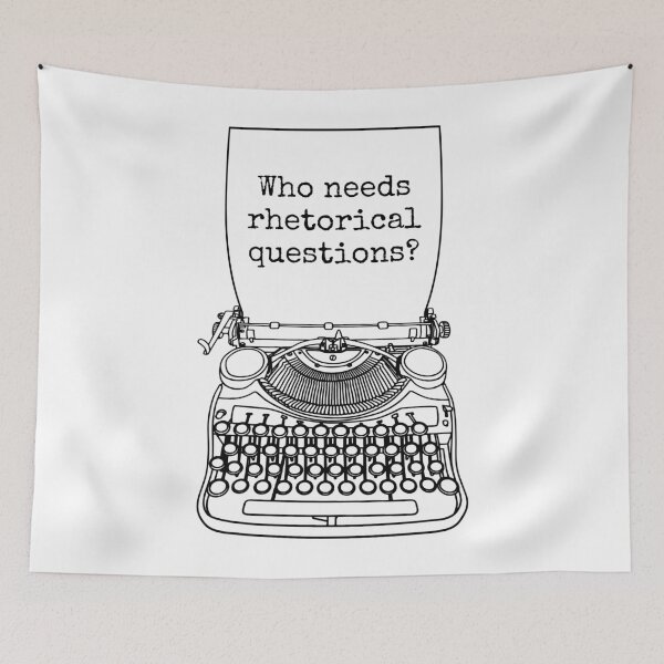 Item preview, Funny Writer Author Novelist Who Needs Rhetorical Questions designed and sold by GrandeDuc.