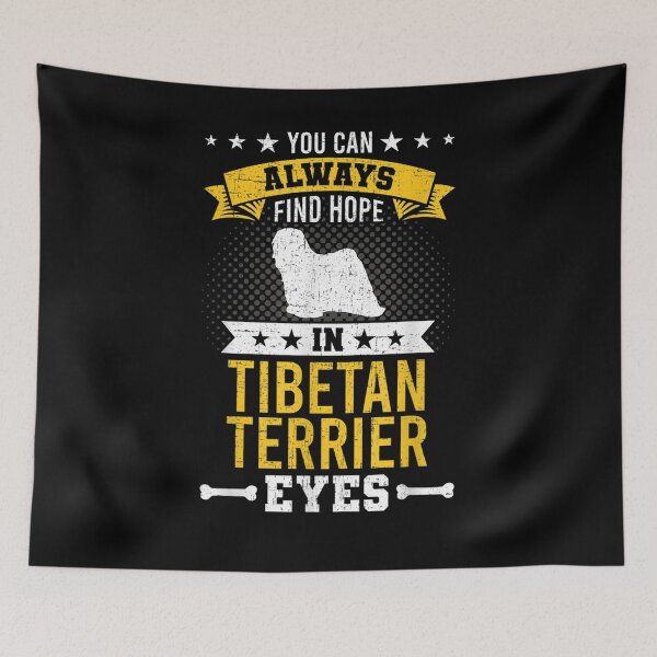 Item preview, You Can Always Find Hope In Tibetan Terrier Dog Eyes  designed and sold by servantdep.