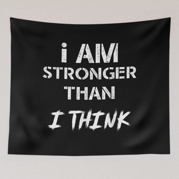 Item preview, I Am Stronger Than I Think  designed and sold by fishingcat19.