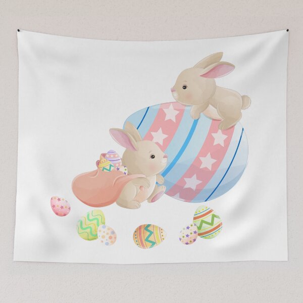 Item preview, Cute Happy Easter Bunny  designed and sold by taogiauco.