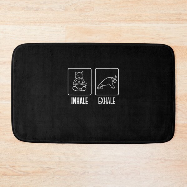 Item preview, Funny Yoga Cat Inhale Exhale Yoga  designed and sold by servantdep.