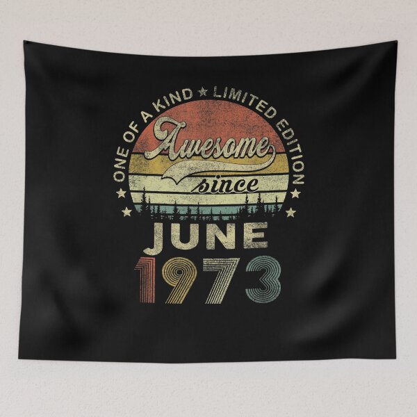 Item preview, Vintage June 1973 Retro 48 Year Old 48th Birthday Idea  designed and sold by servantdep.
