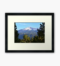 Pikes Peak in the Distance Framed Print