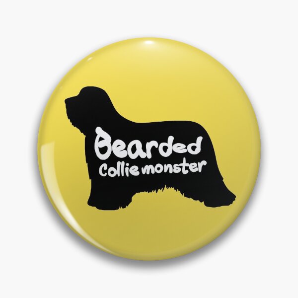 Item preview, Bearded Collie monster doggie.  designed and sold by illlustreation.