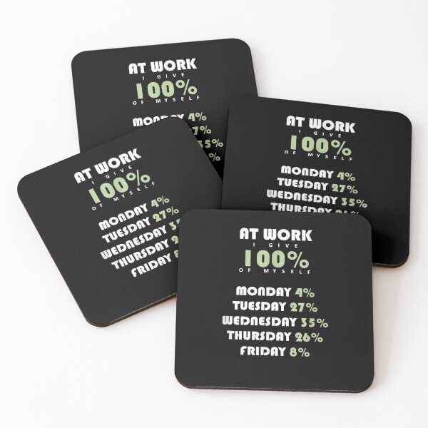 Item preview, At Work I Give 100 Of Myself Colleague Friends Office  designed and sold by servantdep.