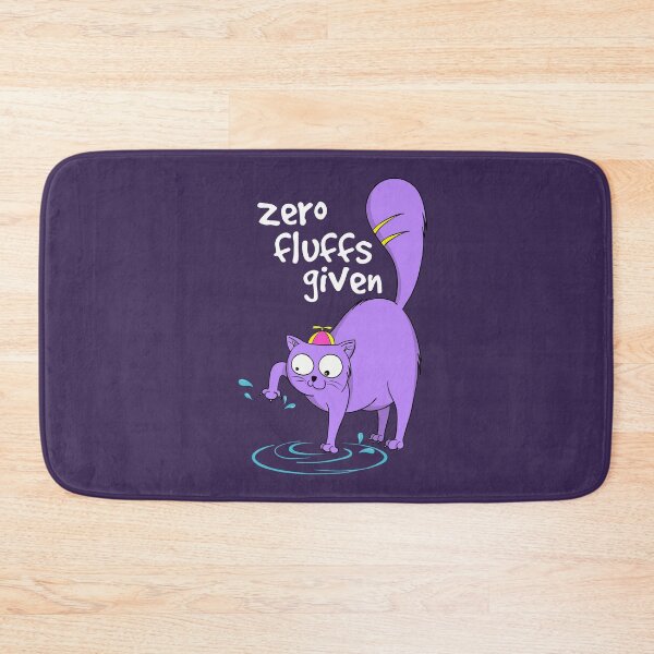 Item preview, Purple Cat Chubby Cat Zero Fluffs Given designed and sold by Cat N' Doodles.
