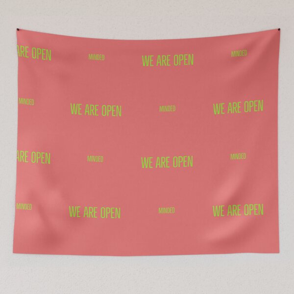 Item preview, WE ARE OPEN designed and sold by vn.