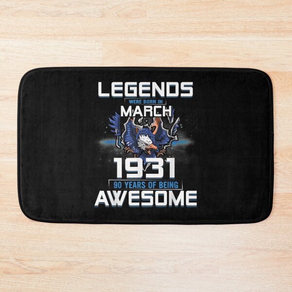 Item preview, Legends In March 1931 90th Birthday T  designed and sold by fishingcat19.