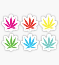 Marijuana Leaf 7 Sticker