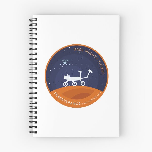 Item preview, Perseverance Rover Mars Night Silhoutte Homage Patch designed and sold by Markadesign.