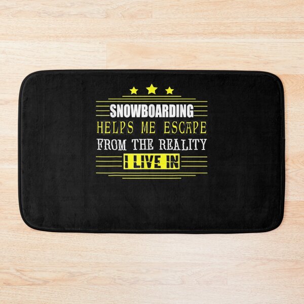 Item preview, Snowboarding Helps Me Escape From The Reality I Live In  designed and sold by fishingcat19.