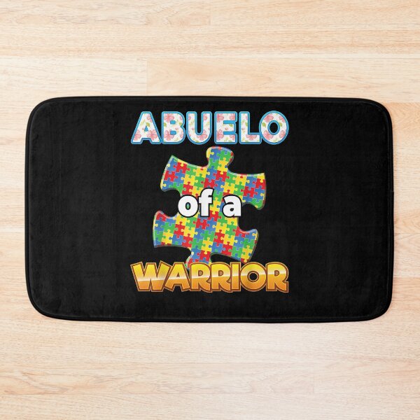 Item preview, Abuelo Of A Warrior Autism Awareness Rainbow Puzzle Ribbon  designed and sold by servantdep.