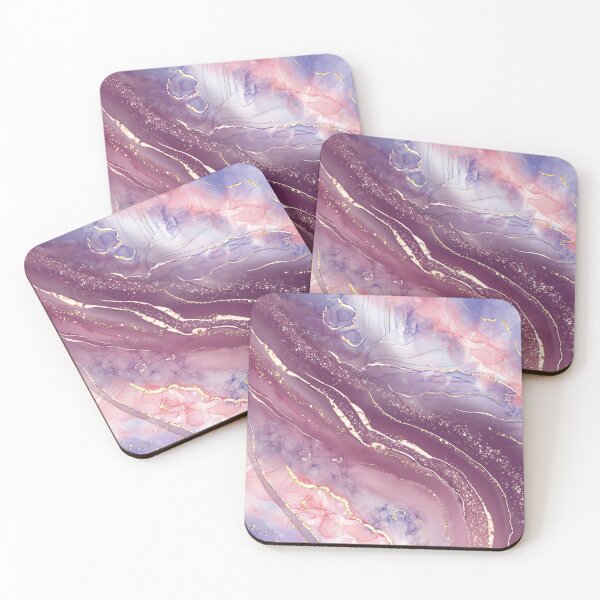 Item preview, Color Purple Ink Fluid Abstract Painting designed and sold by Katty-G.