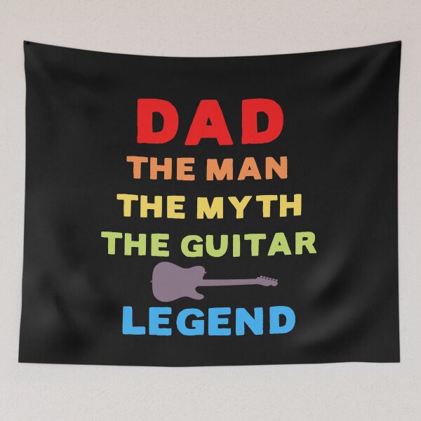 Item preview, Dad the man the myth the guitar legend  designed and sold by DesignsofNote.