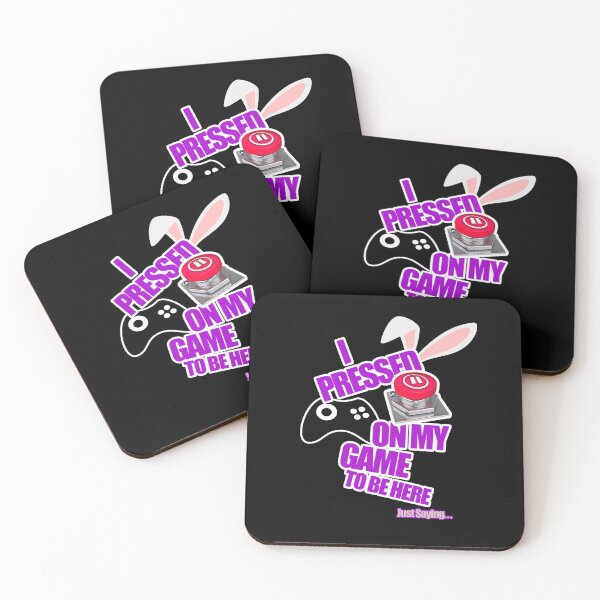 Item preview, I Pressed Pause To Be Here For Her Top With Bunny Ears Gamer Retro Console Lover PC Lover  designed and sold by StaticTee.