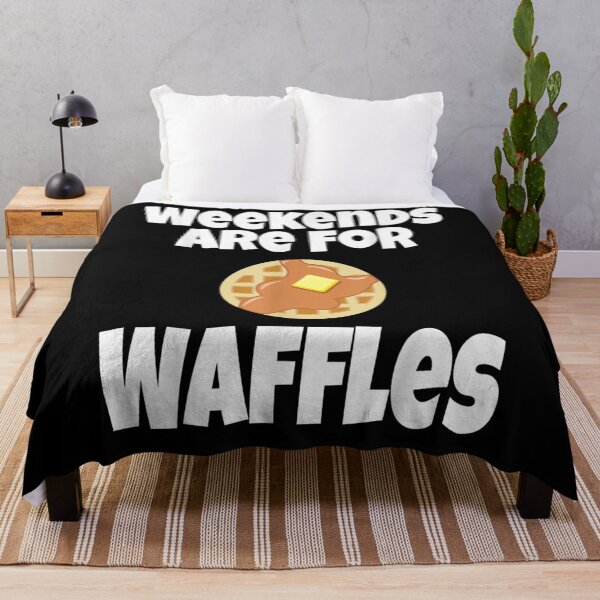 Item preview, Funny Waffle Lover Saying Phrase Weekends Are For Waffles  designed and sold by fishingcat19.