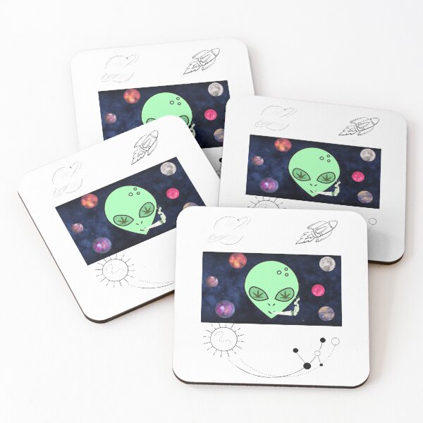 Item preview, ALIEN Stoner | Smart Successful Stoner | Spiritual Weed | designed and sold by AlfaEcho.
