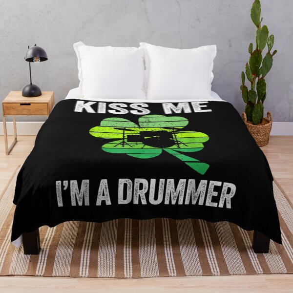Item preview, Kiss Me I'm A Drummer Happy St Patrick's Day designed and sold by fishingcat19.