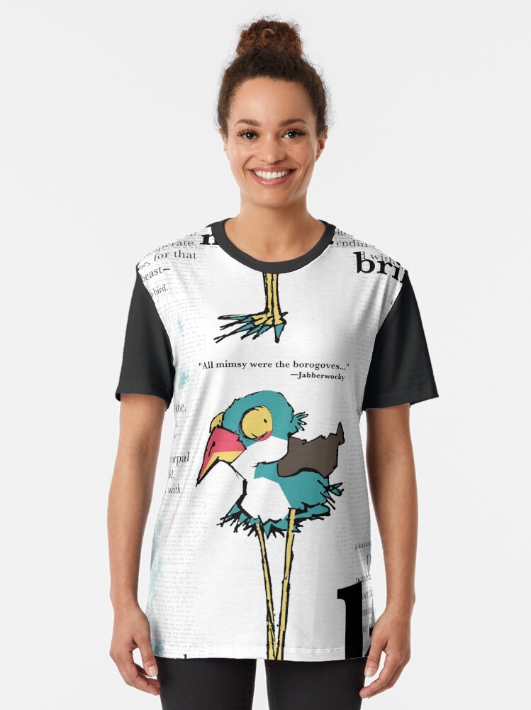 Alternate view of JABBER Series - BOROGOVE Graphic T-Shirt