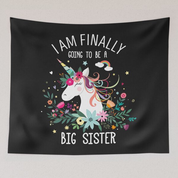 Item preview, I Am Finally Going To Be a Big Sister Unicorn designed and sold by LacyOrn.