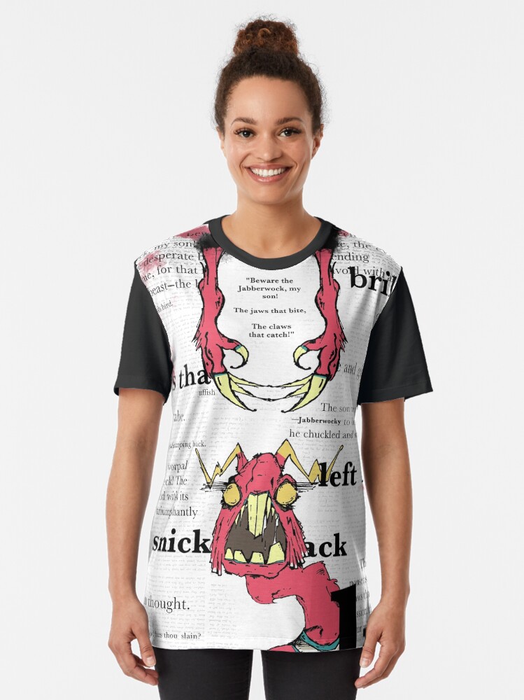 Alternate view of JABBER Series - JABBERWOCKY Graphic T-Shirt