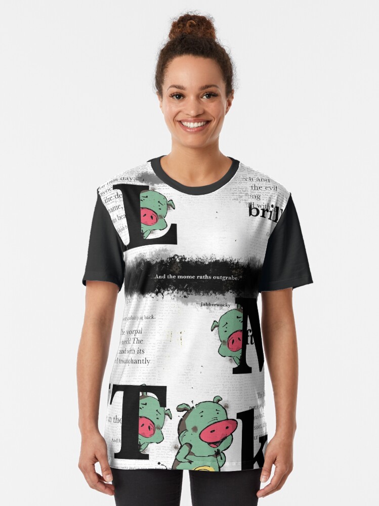 Alternate view of JABBER Series - MOME RATHS Graphic T-Shirt