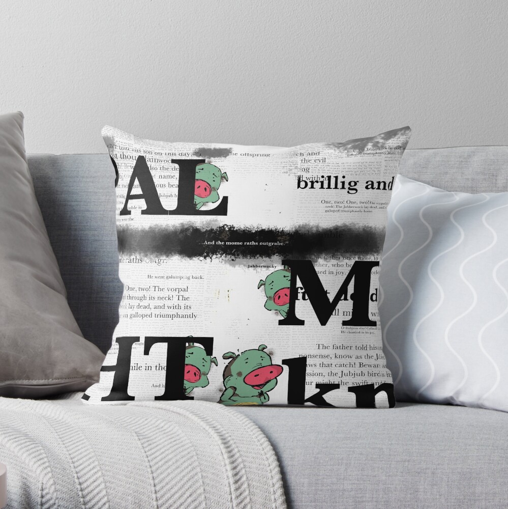JABBER Series - MOME RATHS Throw Pillow