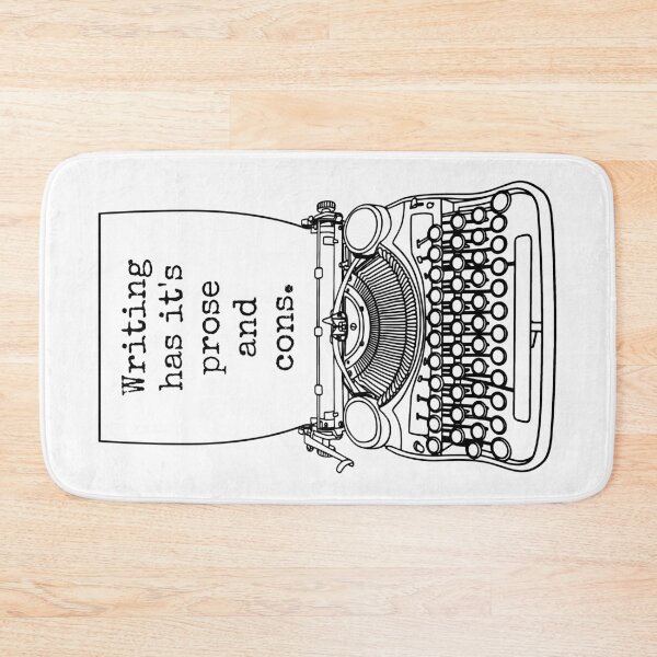 Item preview, Funny Writer Author Novelist Writing Has It's Prose And Cons designed and sold by GrandeDuc.