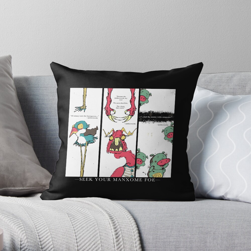 JABBER Series - COMPILATION Throw Pillow
