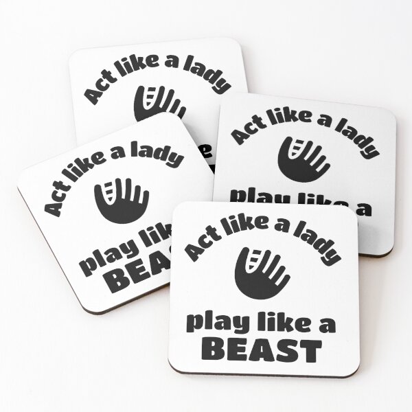 Item preview, Softball: Act like a lady play like a beast designed and sold by TheGreenGoat.