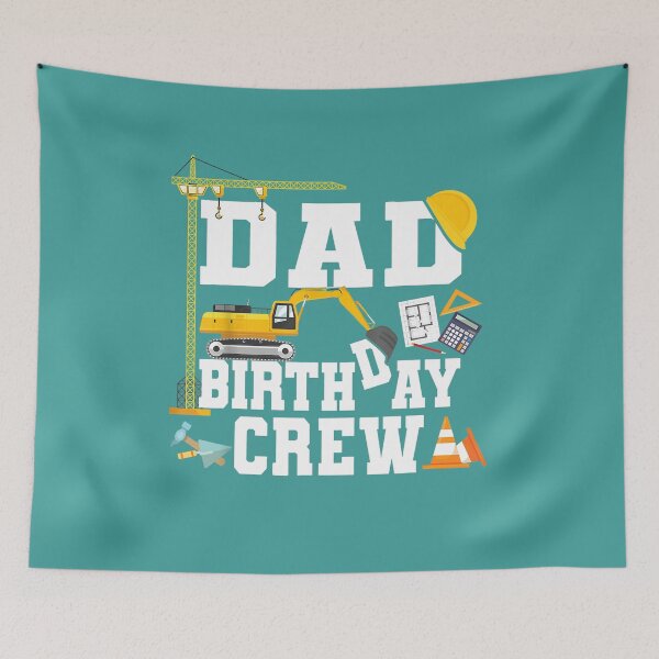 Item preview, Mens Dad Birthday Crew  Gift Construction Birthday Party designed and sold by nglinh70988.