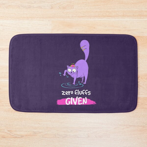 Item preview, Purple Cat Chubby Cat Zero Fluffs Given designed and sold by Cat N' Doodles.