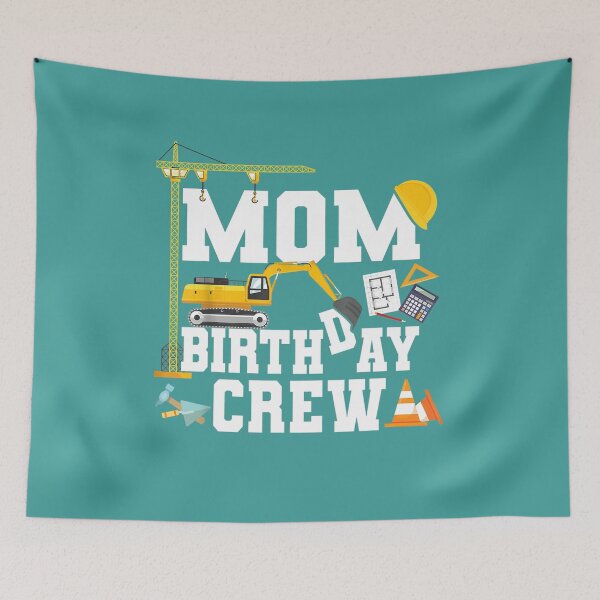 Item preview, Mom Birthday Crew Shirt Mother Construction Birthday Party T-Shirt designed and sold by nglinh70988.