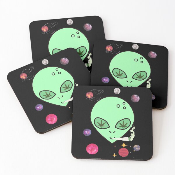 Item preview, ALIEN Stoner | Smart Successful Stoner | Spiritual Weed | designed and sold by AlfaEcho.