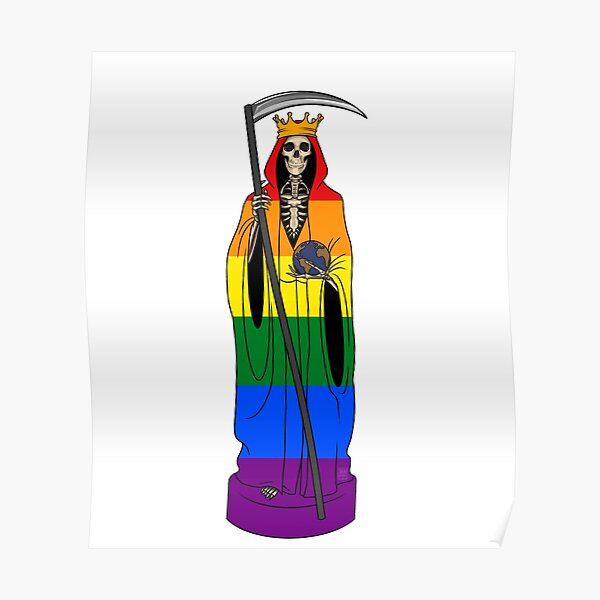 Imagen 54+ imagen imagenes de la santa muerte de colores ...