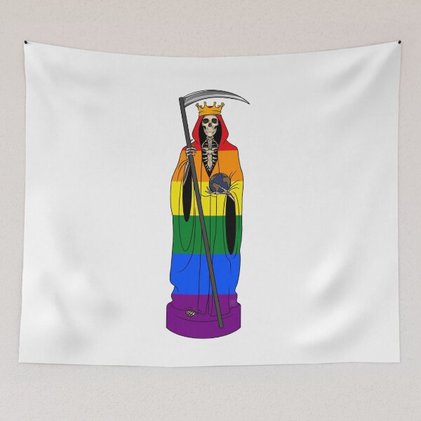 Item preview, Santa Muerte LGBTQ Statuette designed and sold by sarahbustillo.