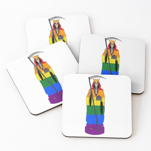 Item preview, Santa Muerte LGBTQ Statuette designed and sold by sarahbustillo.