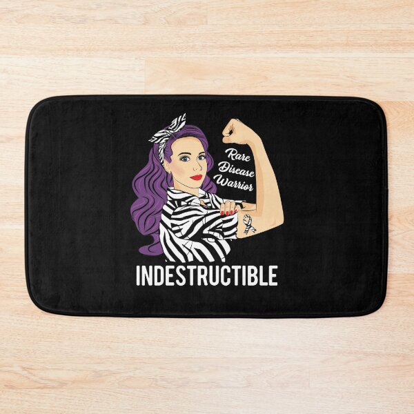 Item preview, Rare Disease Awareness Warrior Indestructible Support designed and sold by ZNOVANNA.