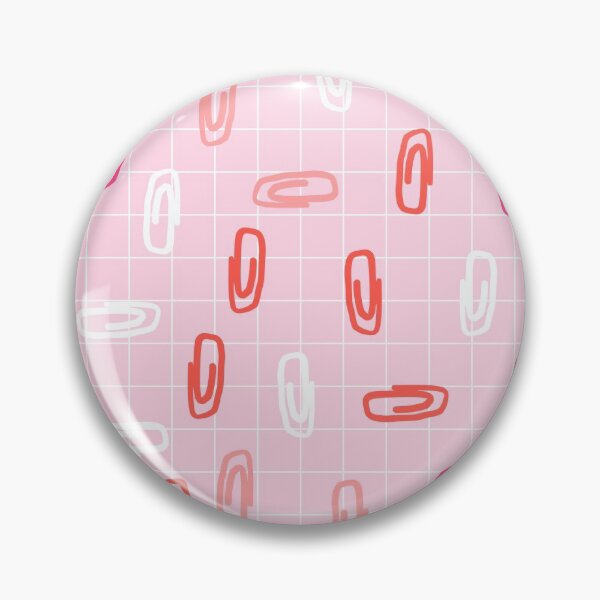 Item preview, Cute Paper Clips Pattern on Pink Background designed and sold by kapotka.