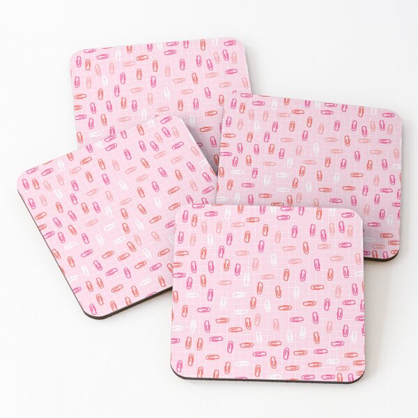 Item preview, Cute Paper Clips Pattern on Pink Background designed and sold by kapotka.