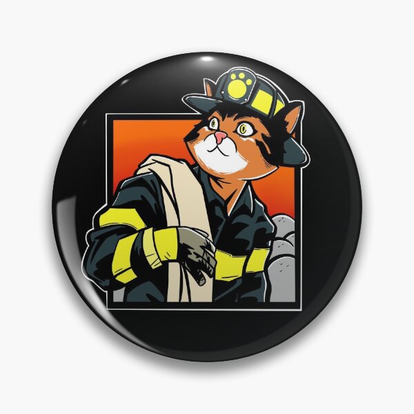 Item preview, Firefighter Cat designed and sold by Artthree.