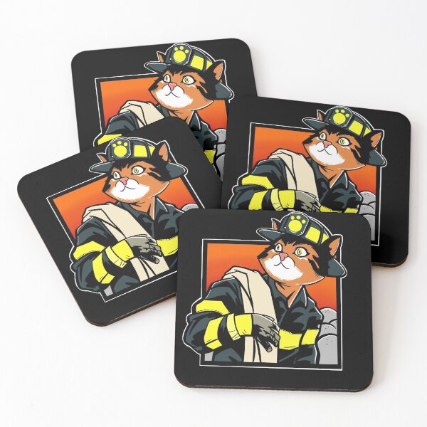 Item preview, Firefighter Cat designed and sold by Artthree.